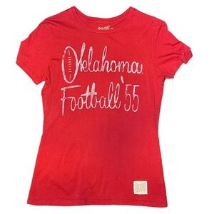 University of Oklahoma Sooners Football OU Retro T-Shirt‎ Large